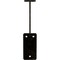 Ekena Millwork Bradford Steel Bracket, Antiqued Warm Silver 2"W x 9"D x 9"H BKTM02X09X09BRAWS - alternate 5